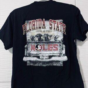 Florida State Seminoles FSU NOLES Flo grown Labrador Shirt Boys XL Black RARE